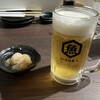 北海道海鮮居酒屋 いろりあん - ビールとお通し
