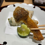 礒田 - 松茸のフライ！美しい！