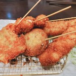 とんかつ多酒多彩 地蔵 - 串揚げ。