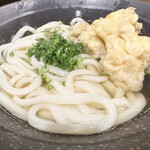 Yamashita Honki Udon - 鶏天うどん 温 790円税込