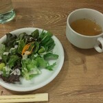 Nikubaru Nono - スープ、サラダ