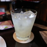 Ouchi Izakaya Sakura - 山柚子絞りの柚子酒(500円)