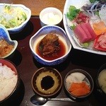 ほうらい茶屋 - 刺身定食（1,260円）