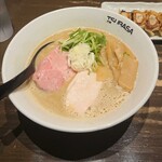 ラーメン翼 - Ｗスープ  醤油