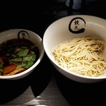 鏡花 - 醤油つけ麺(細麺)