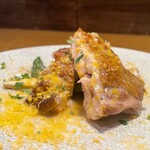 オステリア オルト - 博多地鶏のモモ肉のロースト