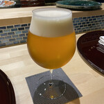 鮨 富海 - 一番最初に胃に入れたビール