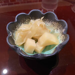 鮨 富海 - ガリ。美味い。