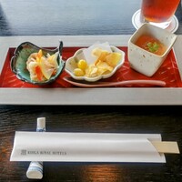 日本料理 鯉城 - 豆乳を使ったすり流し・鱚の広島レモン南蛮漬け