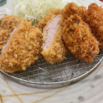 Katsu no - 最高の牡蠣とヒレカツ膳（2050円）