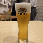 Torattoria granduuka - 週末の一杯目はやはりビール