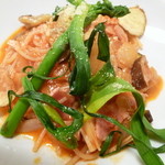 野菜たっぷりナポリタン