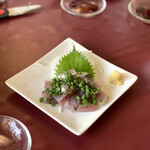あらさき亭 - あじの刺身