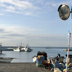 あらさき亭 - お店の前の風景