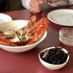 あらさき亭 - あらさきわたりがに、ひじきの煮物