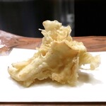 天ぷら すず航 - 白舞茸