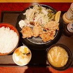 華屋与兵衛 - 竜田揚げ定食