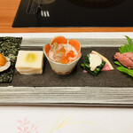 北新地しゃぶしゃぶすき焼き きらく - 前菜