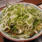 丸亀製麺 - 山菜おろし大にネギたっぷり（10/28）