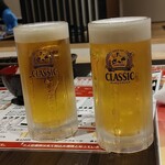 焼肉 ダイニング 萬次郎 - ビール