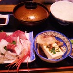 神東寿司 - 刺身定食　￥７８０