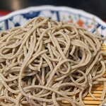 手打そば千花庵 - 会津山都産蕎麦切り（殿方のざる蕎麦食べ比べ〜大和芋のとろろざる蕎麦）