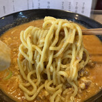 麺屋 おがわ - 山梨タンタン麺 麺リフト