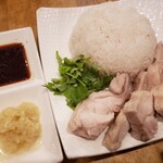 麻辣担々麺 堂島 - 海南鶏飯ハーフ