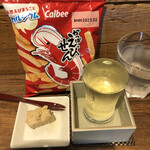 麹町いづみや しろ - 33カルビーかっぱえびせん、熊本 五ッ木 山うにとうふ、東薫 秋あがり 純米吟醸無ろ過生原酒