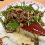 餃子の王将 - 青椒肉絲