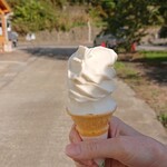 ごーる堂 ソフトクリーム直営店 - 生乳バニラソフト(溶けるの早目)