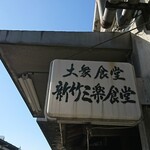 新竹三楽 - 店頭 看板 大衆食堂 新竹三楽食堂