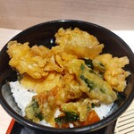 吉そば - ミニ野菜バラ天丼セット(もりそば)