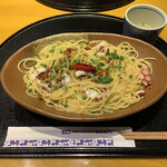 洋麺屋 五右衛門 - タコのペペロンチーノ(大盛り)