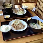 麺房たぬきや - 【たぬき定食(750円/税込)】全景