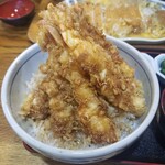 Oshokujidokoro Ajishin - えび天丼アップ