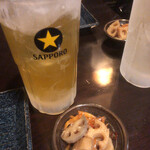 二代目 かくみ - 生ビールとお通し