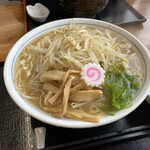 やぶ - もやしラーメン(¥750)+大盛(¥120)