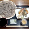 大梵字 - 料理写真:天ざるそば(1,000円也) あさひ産「でわかおり」100%の新そば‥