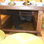 まつふじ - 足が伸ばせてラクチンです