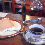 コーヒーハウス とむとむ 利根町店 - シフォンケーキセット