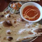 アジアンダイニング＆バー　プージャ - バターチキンカレーセット（830円）お子様向けかも