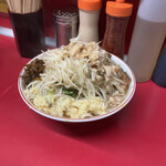 ラーメン二郎 - ラーメン　カラメ以外全マシマシ&高菜