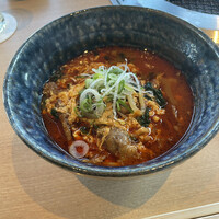 尾崎牛焼肉 銀座 ひむか - 〆のユッケジャン（冷麺も選べました）