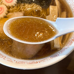 三角屋　暖 - 中華そばのスープ