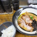 麺屋 よしすけ - 濃厚鶏白湯麺＋小ライス