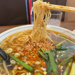 中国料理 華明閣 - 麺はこんな感じ