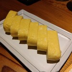 ばん鶏 - 〆の１番手　出汁巻き玉子