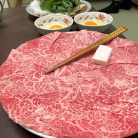 日本橋 伊勢重 - 特上和牛鍋のお肉 