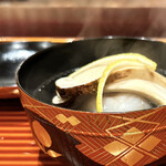 壽山 - キンキ真薯 松茸